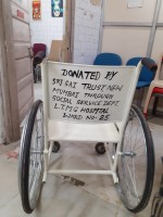 Wheel distribution program- donated to sion hospital